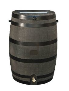 RTS Home Accents 50 Gallon Rain Barrel, Woodgrain
