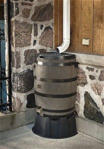 RTS Rain Barrel (Woodgrain) in Context