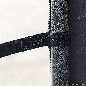 AbcCanopy Velcro tie and Zipper Edge