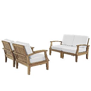 Modway 4 Piece Teak Set