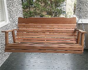 Kilmer Creek 4' Natural Cedar Amish Porch Swing