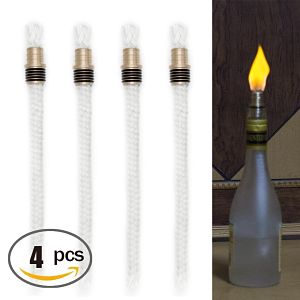 Oexeo Tiki Torch Wick Kit, 4 Pieces