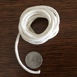 Round Braided Cotton Wick