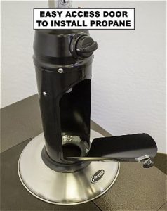 AZ Patio Heaters Propane Tank Storage