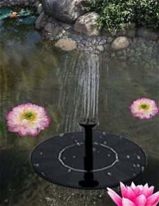 OUSI Solar Fountain in PondOUSI Solar Fountain in Pond