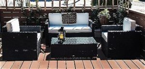Outsunny 4 Piece Outdoor Living Set