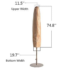 Abba Patio Umbrella Cover Dimensions