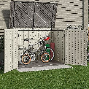 Bikes In The Suncast BMS4700 Horizontal Storage Shed