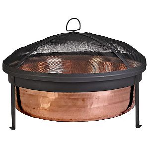 CobraCo SH101 Copper Fire Bowl With Screen