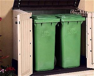 Garbage Can Storage Shed Ideas OutsideModern