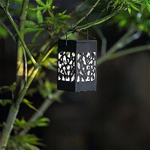 Twinkle Star 8 Pcs Hanging Solar Lantern with Handle Umbrella Solar Lantern Waterproof Solar Landscape Lantern
