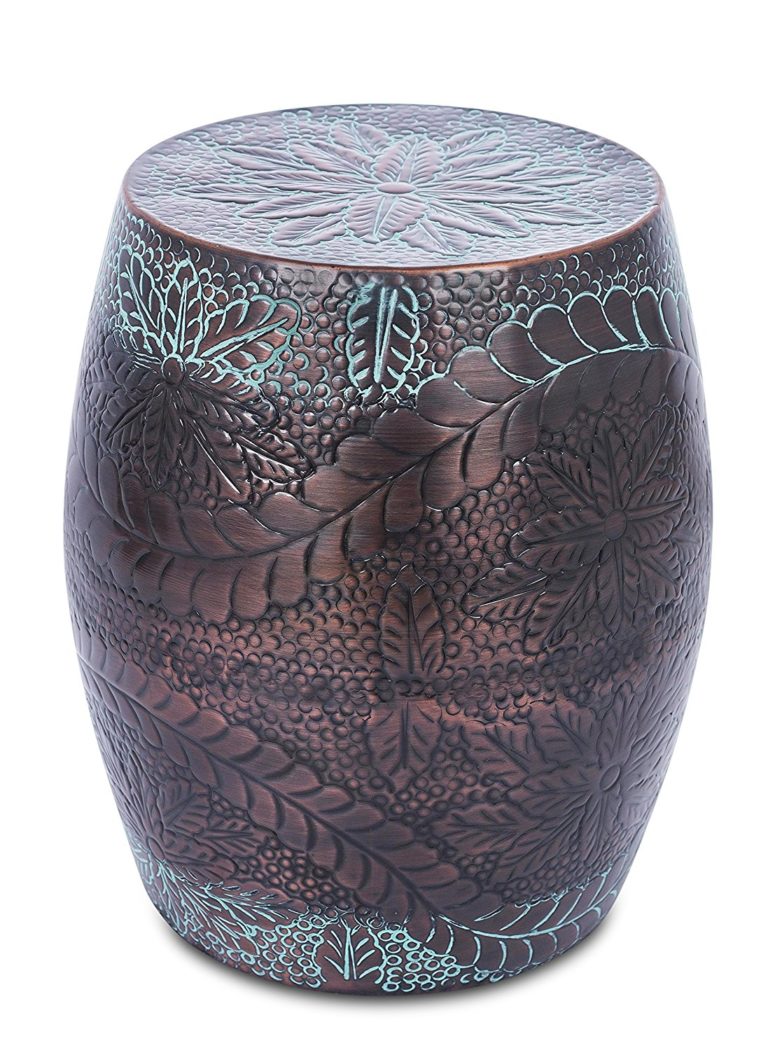 6 Stunning Metal Garden Stools OutsideModern