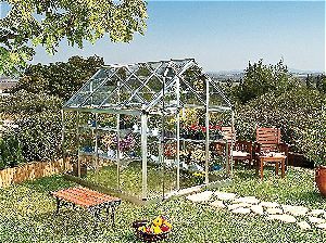 Palram Snap & Grow 6ft Series Hobby Greenhouse - 6 x 8 x 7 Silver