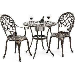 Best Choice Products Antique Copper Bistro Set