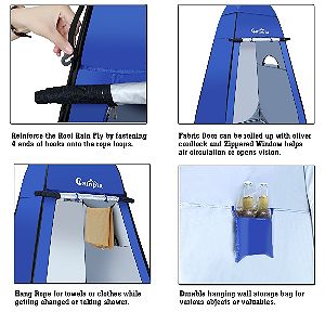Campla Portable Pop up Tent Features