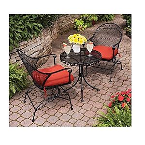 Clayton Court 3-Piece Motion Outdoor Bistro Set by BHG