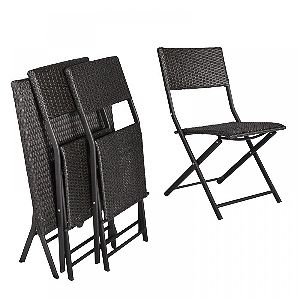 H&L Patio Bistro Set Folded Up