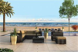 Harmonia Living Urbana 8 Piece Sunbrella Set