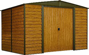Arrow Woodridge Low Gable Steel Storage Shed