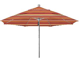 California Umbrella 11ft Stainless Commercial Umbrella Dolce Mango