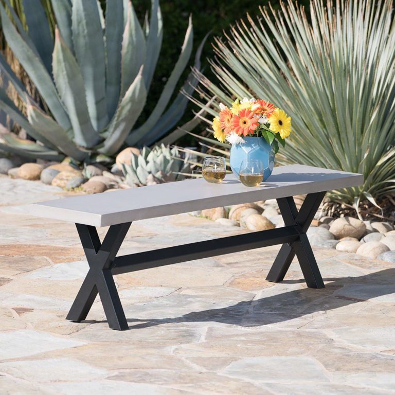 Concrete Patio Furniture Inspiration OutsideModern