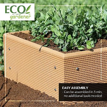 EcoGardener Composite, one of the Best Raised Garden Beds Available