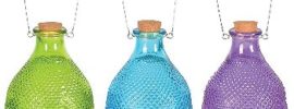 Esschert Design Wasp Trap Hobnail Glass, Large, Assortment of 3 Colors