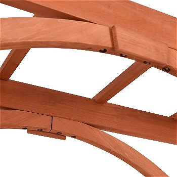 Giantex Wooden Garden Arbor Arch Detail