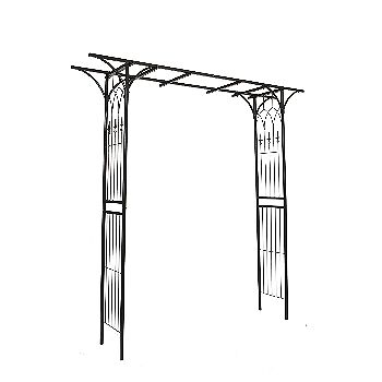 Go Steel Garden Arch Gothic Arbor
