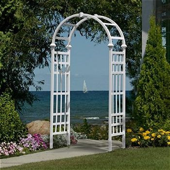 New England Arbors Athens Vinyl Arbor