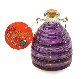 Toland Home Garden Glass Wasp Traps, Large