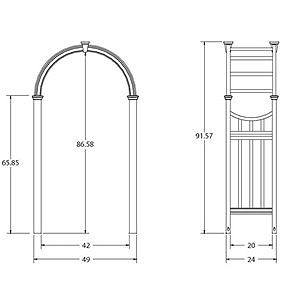 Vienna Arbor Dimensions